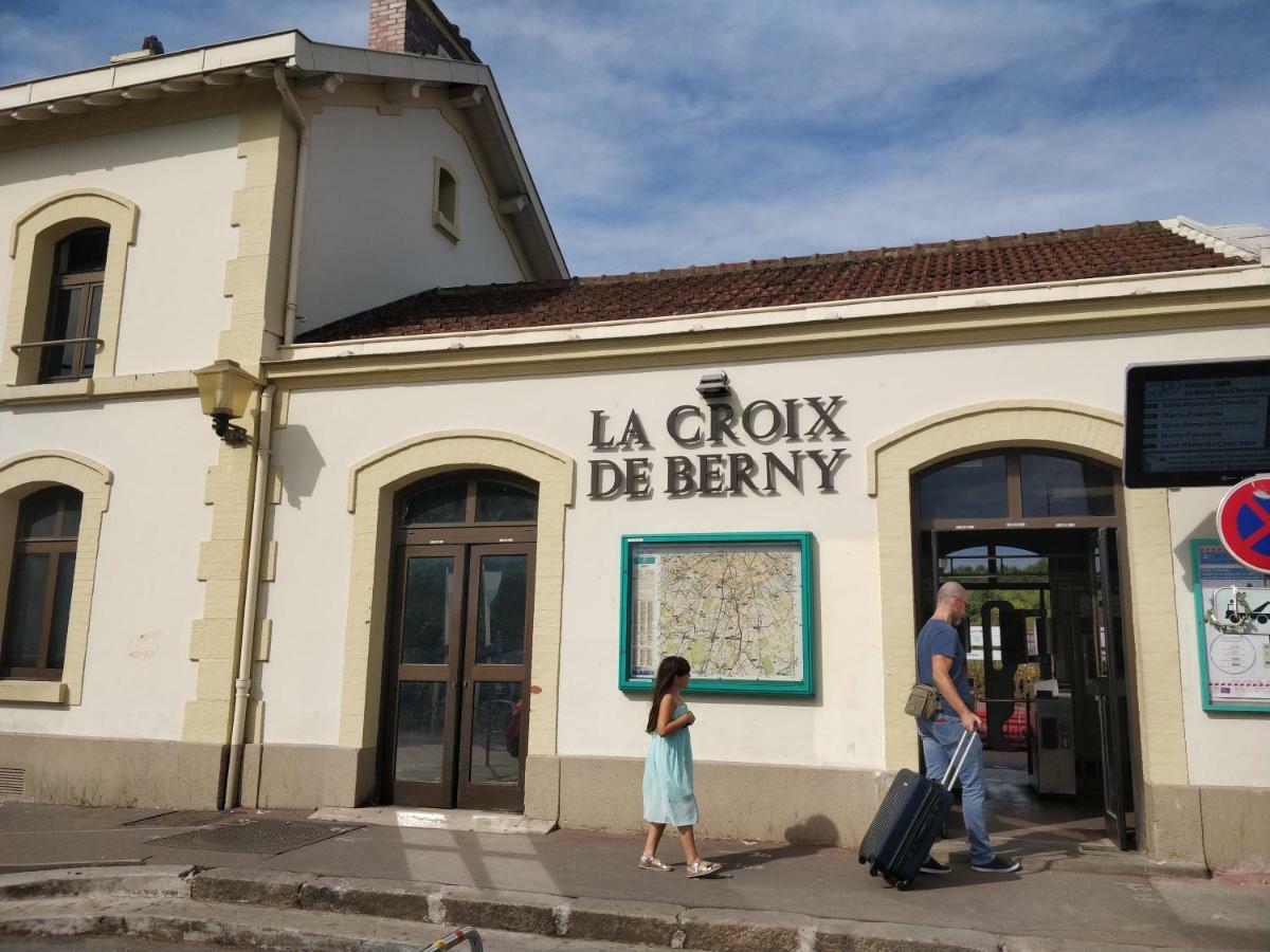 Le Parisien T1Antony-Berny By Beds4Wanderlust - 35M2 Avec Balcon - Aeroport Orly 5Miles - Train Station Rer B Orlyval 1Mile Apartment ภายนอก รูปภาพ